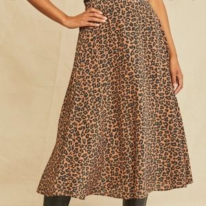 Amour Vert leopard skirt